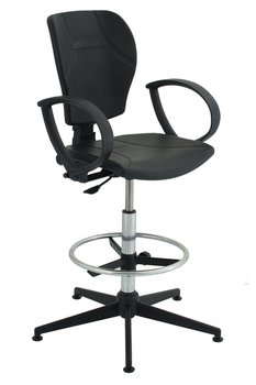 Krzesło przemysłowe Techno Chrom Plus